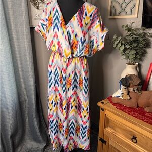 Ashley Stewart Multicolor Maxi Dress